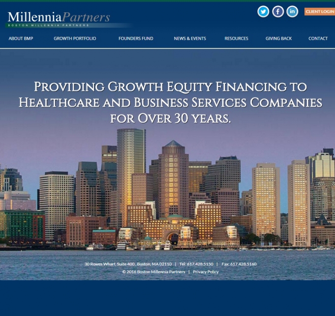 Boston Millennia Partners screen shot