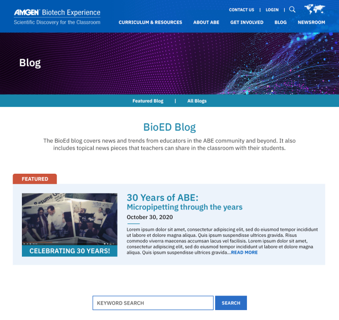 EDC | Amgen Biotech Experience screen shot