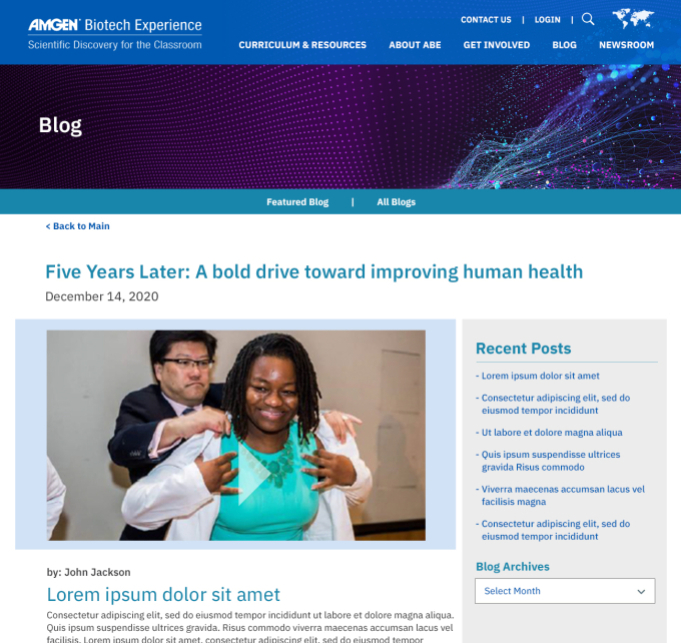 EDC | Amgen Biotech Experience screen shot