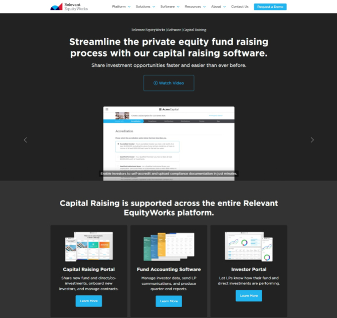 Relevant Equity Systems screen shot