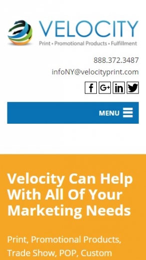 Velocity screen shot
